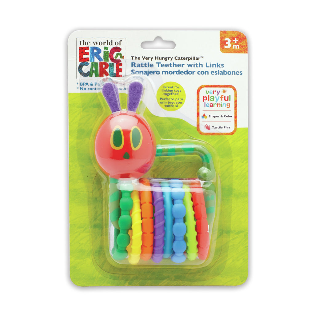 The World of Eric Carle™ The Very Hungry Caterpillar™ Rattle Teether With Links